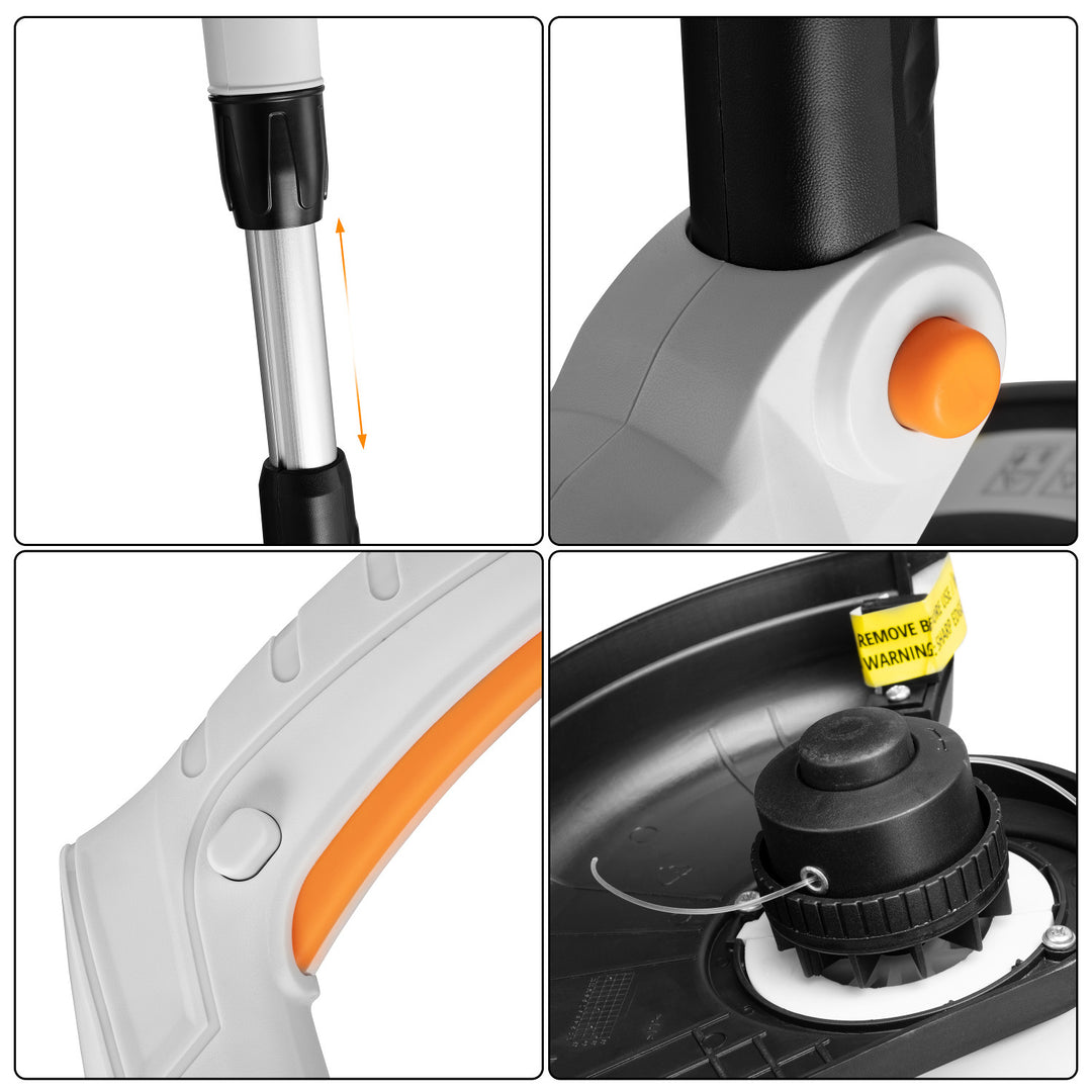 Prime3 elektromos trimmer, 500W, 25cm zsinórátmérő, 12000 rpm, GGT41