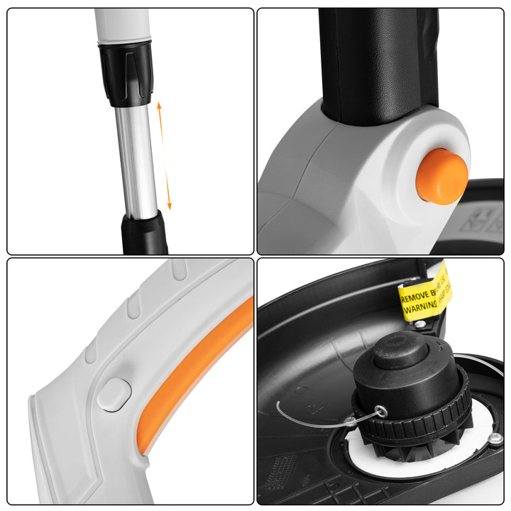 Prime3 elektromos trimmer, 500W, 25cm zsinórátmérő, 12000 rpm, GGT41