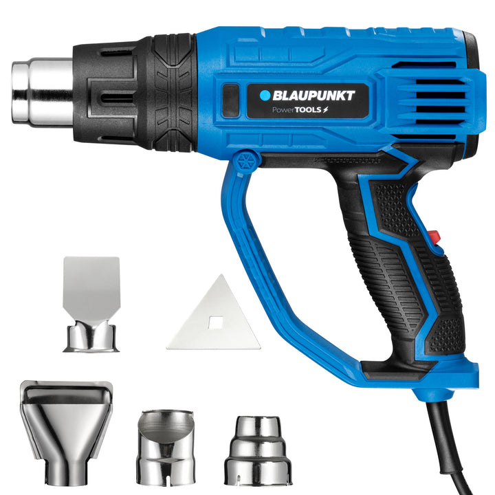 Blaupunkt hőlégfúvó, 2000W, fúvóka vezérlés, 350-600°C tartomány, HG2010