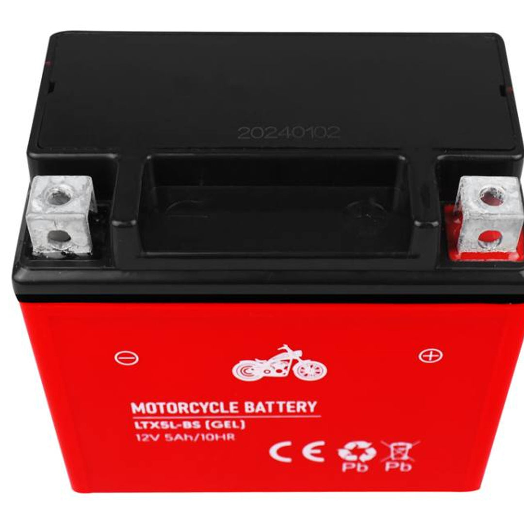 Lamex gél akkumulátor, motorkerékpár, 12V, 5Ah, LTX5L-BS