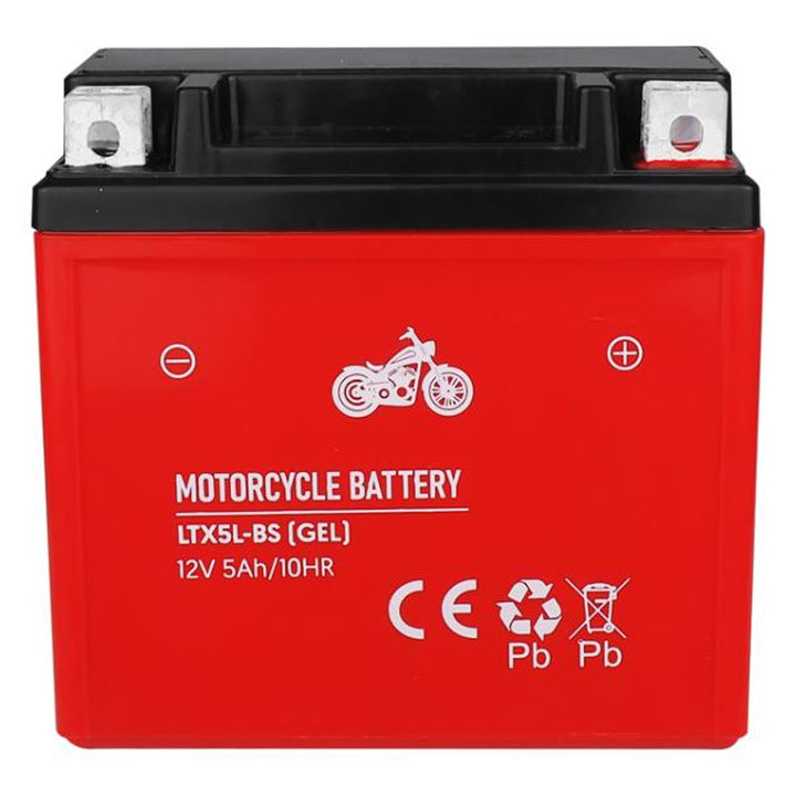 Lamex gél akkumulátor, motorkerékpár, 12V, 5Ah, LTX5L-BS