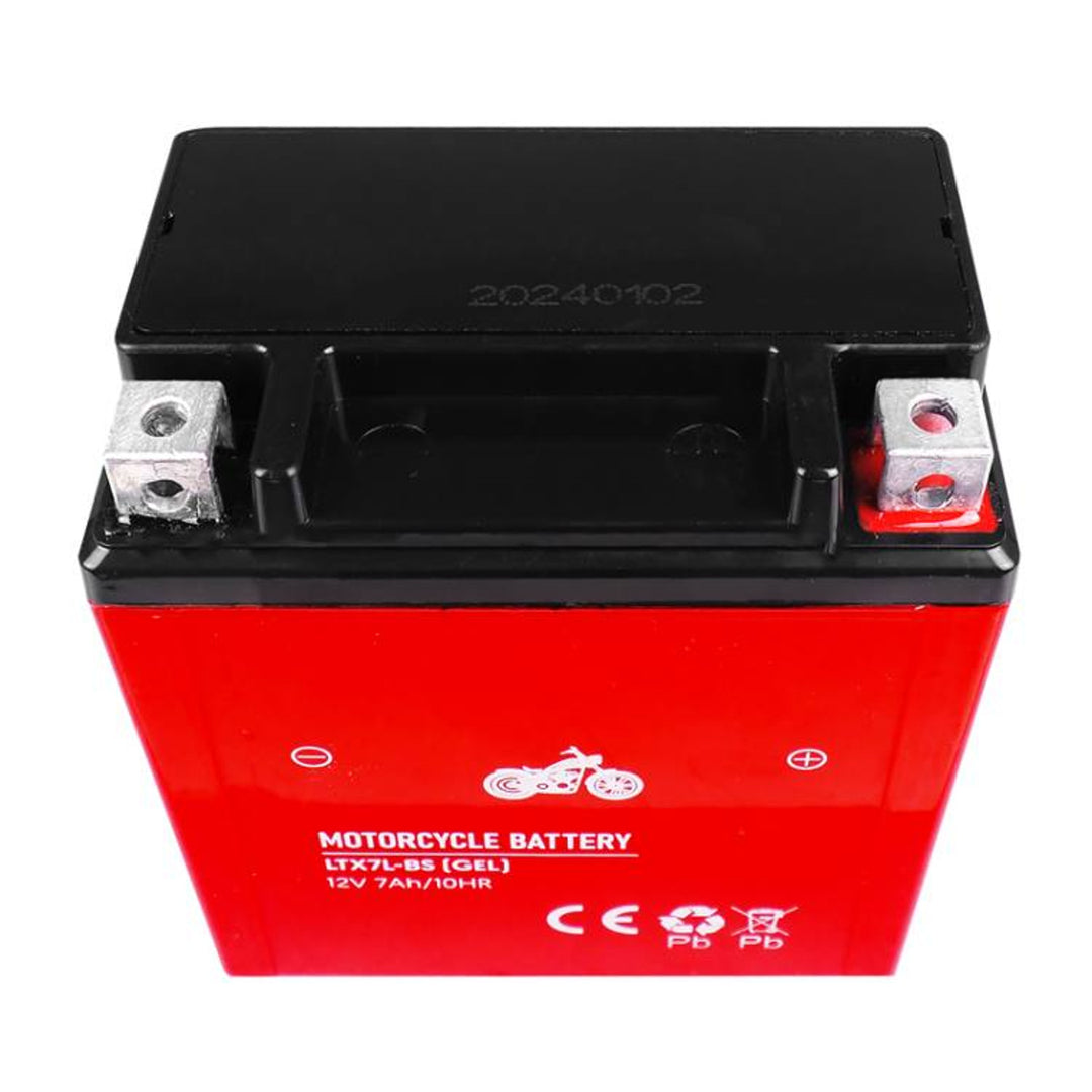 Gél akkumulátor Lamex, motorkerékpár, 12V, 7Ah, LTX7L-BS