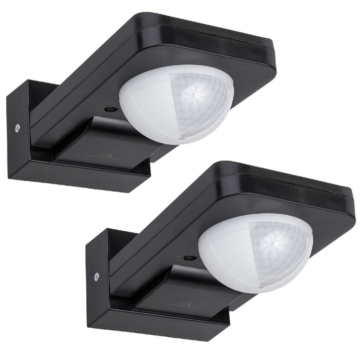 Maclean PIR mozgásérzékelő, infravörös, IP65, max 2000W, fekete, MCE243 B, 2 db