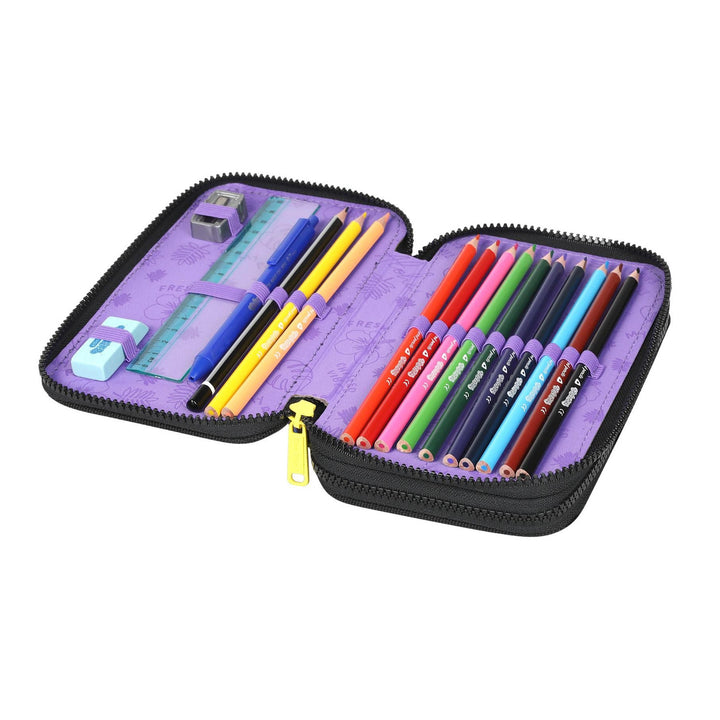 19 L Coolpack Jerry DISNEY STITCH iskolai hátizsák fekete + Coolpack tolltartó, két rekeszes, felszerelt, Stitch, Jumper 2
