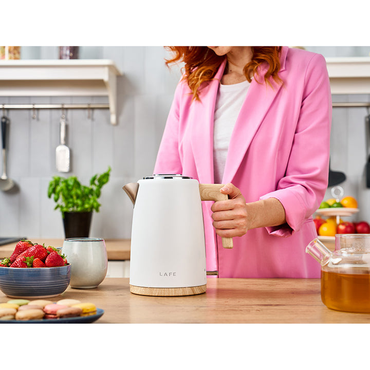 Lafe elektromos vízforraló, 2200W, 1.7l űrtartalom, fehér, Scandi