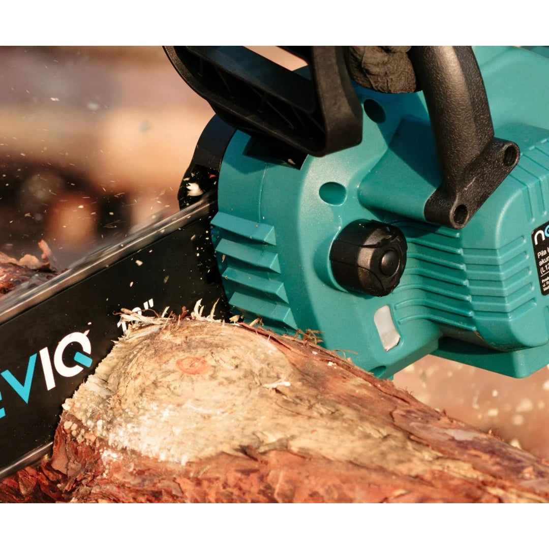 NEVIQ akkumulátoros láncfűrész, 12'' rúd, 1000W, kefe nélküli motor, L12302