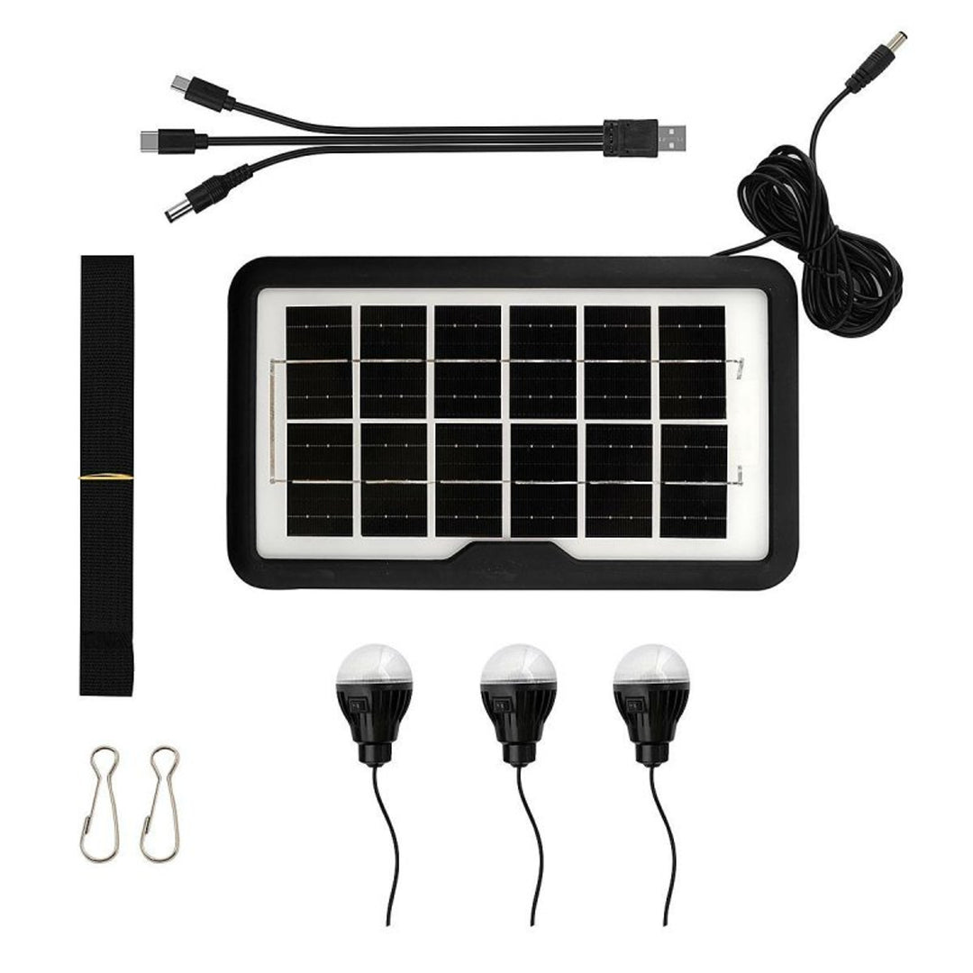 Verna multifunkciós napelemes zseblámpa, 6in1, powerbank, napelem, lámpa, LED lámpák, hangszóró+rádió, Tur000008