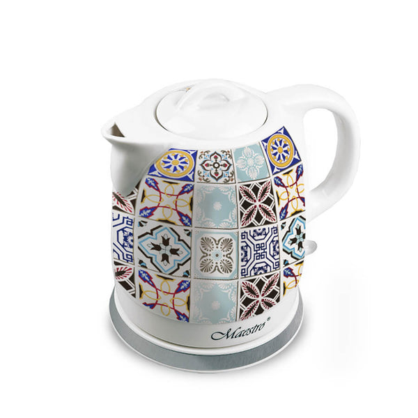 Maestro kerámia vízforraló, vezeték nélküli, 1200W, 1.5l űrtartalom, MR-066-Porto