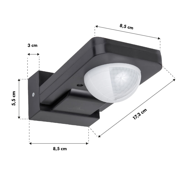 Maclean PIR mozgásérzékelő, infravörös, IP65, max 2000W, MCE243 GR, 2 db, 2 db