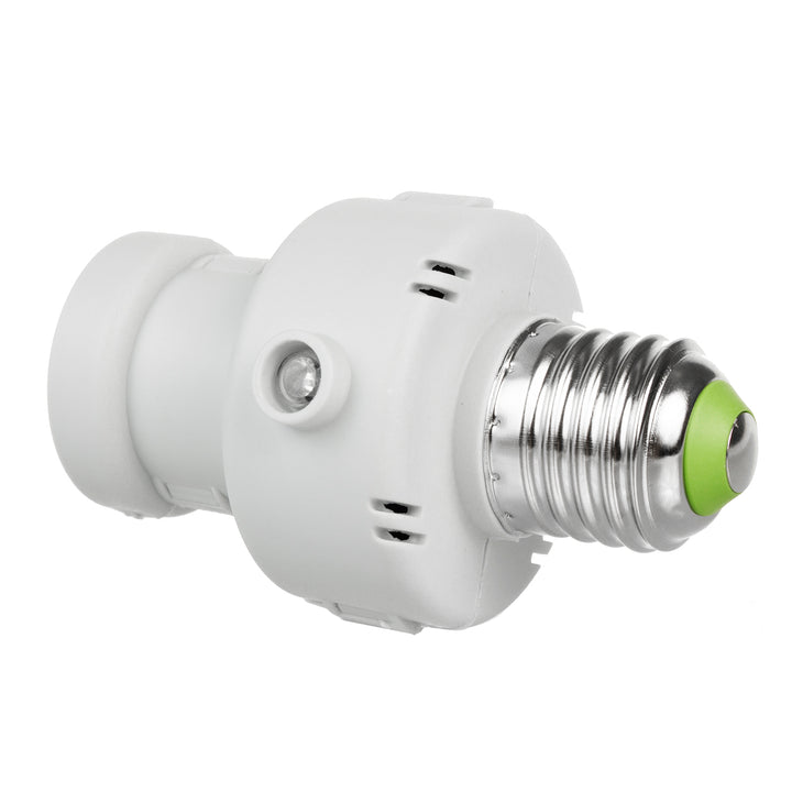 Maclean izzótartó, E27, max. 100W, szürkületérzékelővel, időzítővel, fehér, MCE21W, 4 db