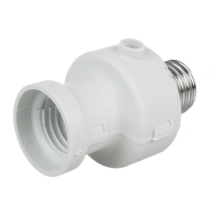 Maclean izzótartó, E27, max. 100W, szürkületérzékelővel, időzítővel, fehér, MCE21W, 4 db