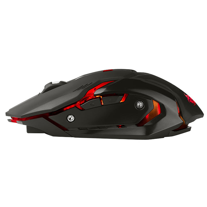 Tracer játékegér, vezeték nélküli, 500mAh akkumulátor, 3200 DPI, Gamezone Rocky RF Nano