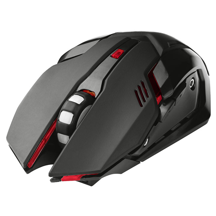 Tracer játékegér, vezeték nélküli, 500mAh akkumulátor, 3200 DPI, Gamezone Rocky RF Nano