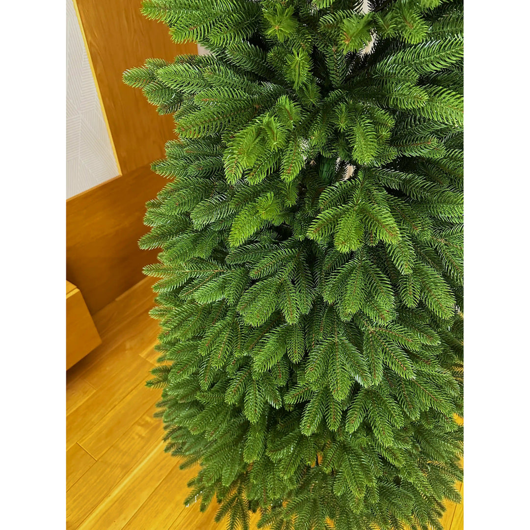Mesterséges karácsonyfa, oszlopos lucfenyő, PE ágakkal, magasság 210 cm