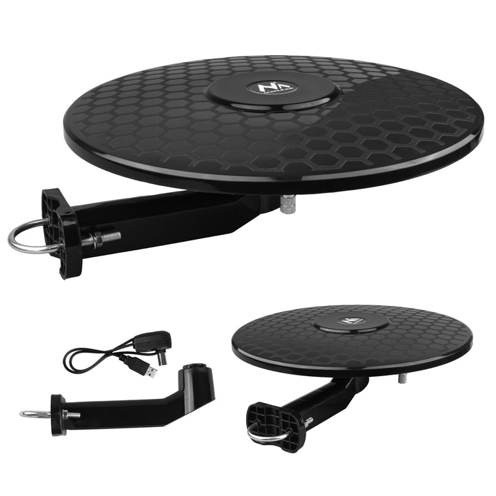 Maclean DVB-T/T2 HEVC Omni-direkcionális antenna, aktív, szabványos, USB 5V, MCTV-102