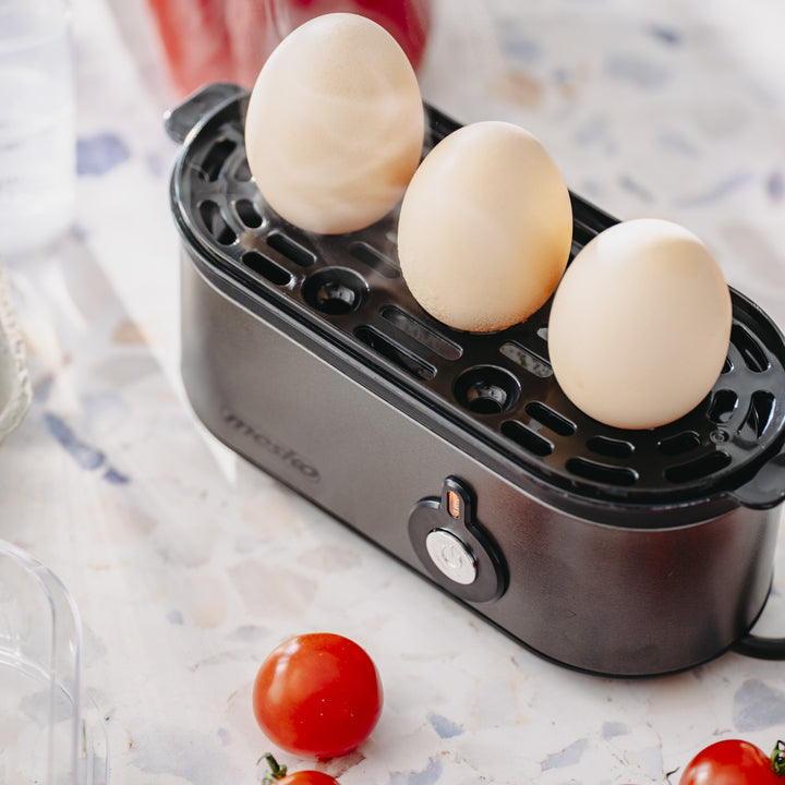 Mesko tojásfőző 3 tojásra, teljesítmény 210W, választható főzési fokozat, jelzőfény, MS 4485