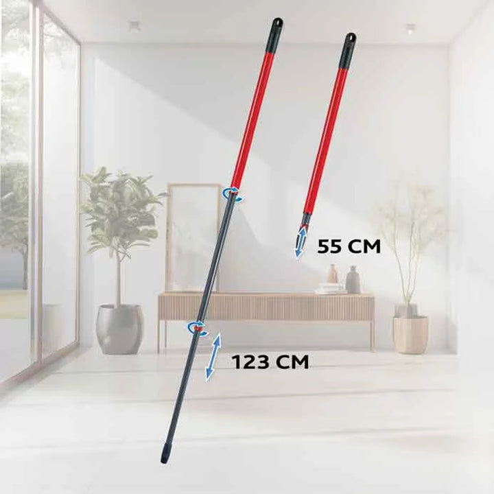 Vileda rotációs mop, két kamra, centrifugálási rendszer, összecsukható rúd, könnyű saroktisztítás, turbó H2prO + extra patron