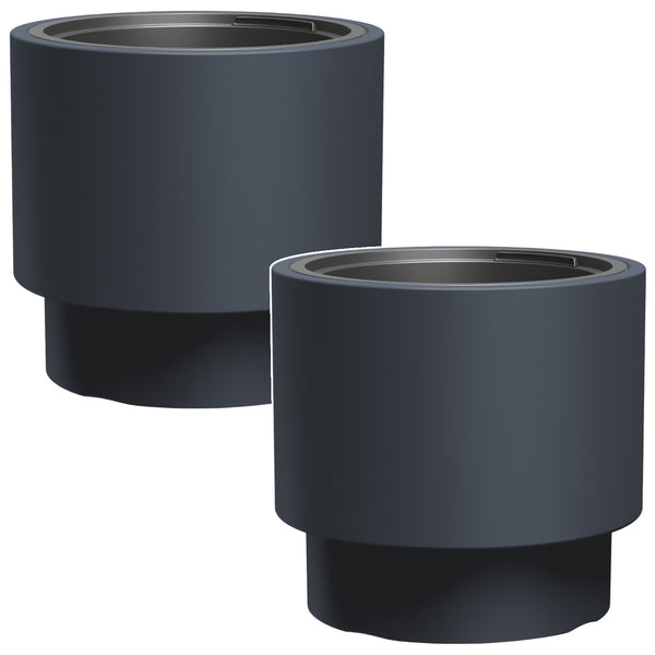 HEOS fagyálló virágcserép, antracit, 40L űrtartalom, 20L-es betéttel, DBHEN400-S433, 2 db