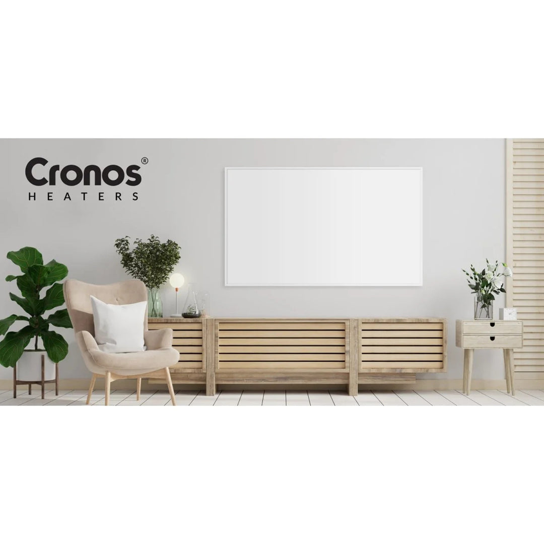 Cronos infravörös fűtőtest, 800W, matt felület, ultra-vékony, Carbon P800