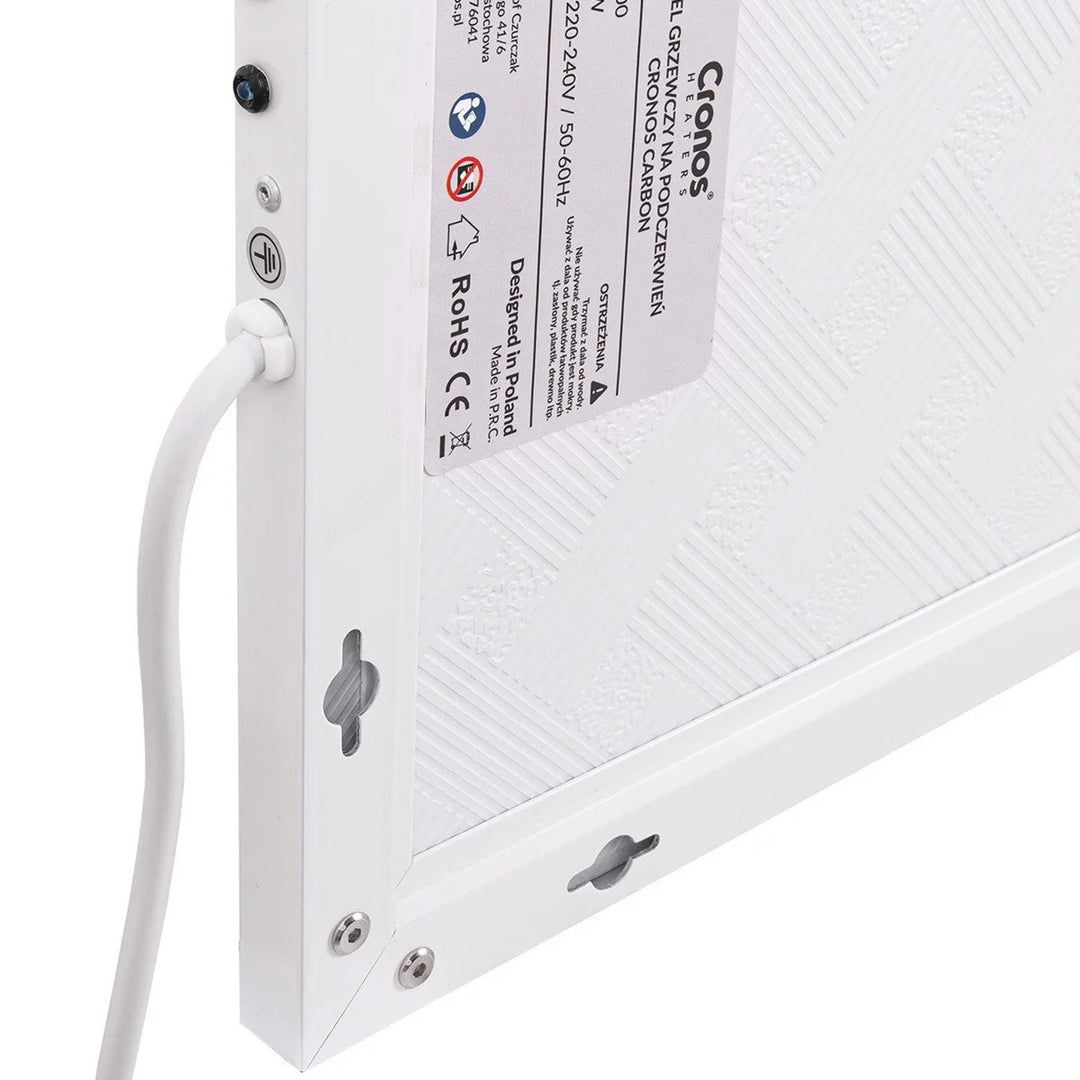 Cronos infravörös fűtőtest, 800W, matt felület, ultra-vékony, Carbon P800