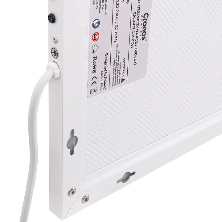 Cronos infravörös fűtőtest, 800W, matt felület, ultra-vékony, Carbon P800