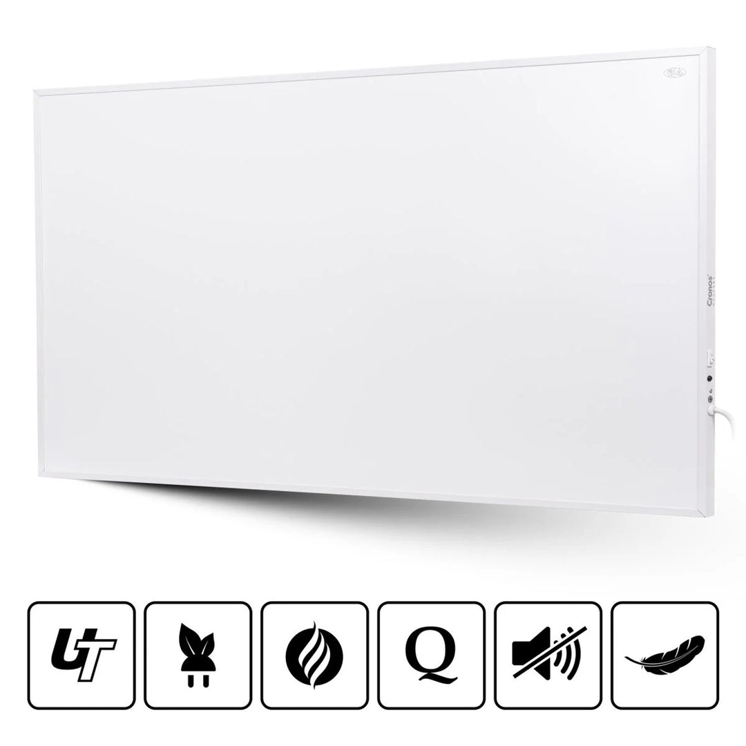 Cronos infravörös fűtőtest, 1000W, matt felület, ultra-vékony, Carbon P1000