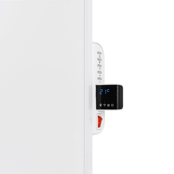 Cronos infravörös fűtőtest, 770W, okostelefon vezérlésű, beépített termosztát, 98%-os konverziós ráta, IP44 védelem, Synthelith PRO CRP-770TWP