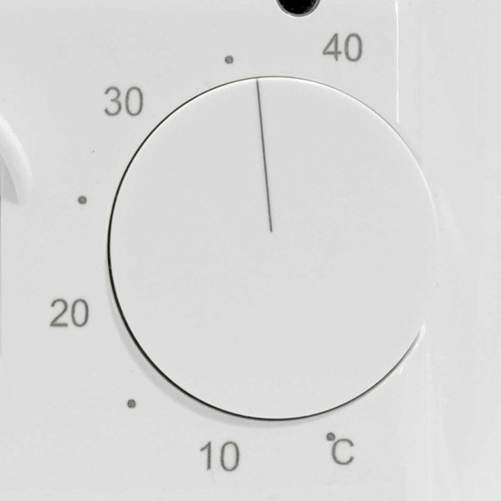 Termosztát fóliához, fűtőszőnyeg Cronos, 5°C - 40°C tartomány, süllyesztett beépítés, 3 méteres NTC érzékelő, AC308/M5