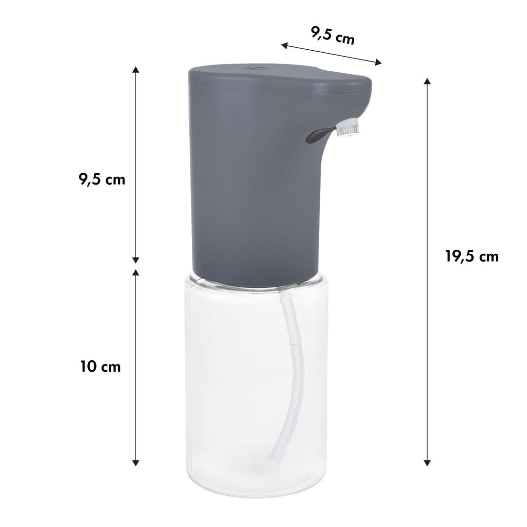 Promedix automata adagoló, adagoló tartály folyékony szappanokhoz, fertőtlenítő folyadékokhoz, 300ml, szürke, PR-540 GR + 4 db Varta Industrial AA akkumulátor