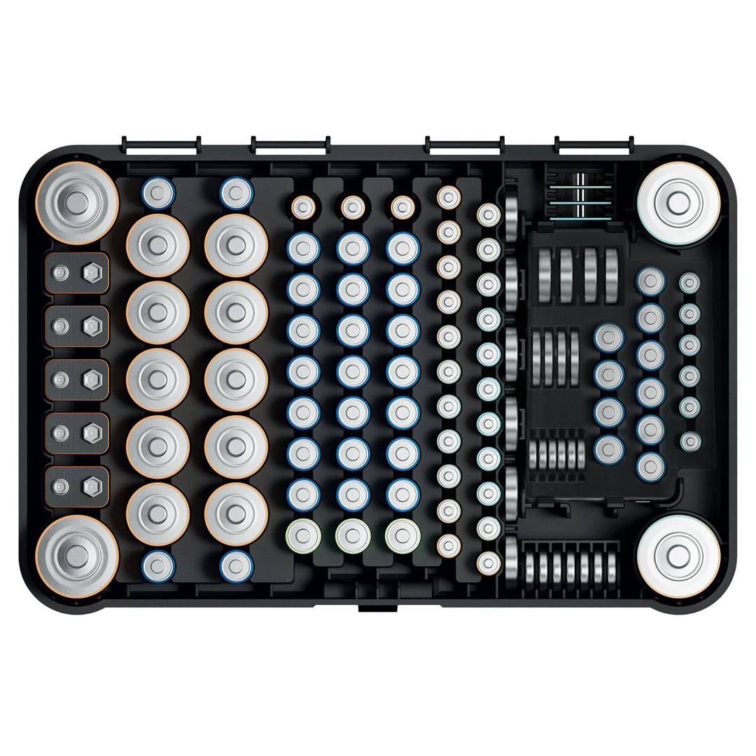 Organizer na baterie GreenBlue Varta Box GB189 + 10x baterie AA i 10x baterie AAA Varta Industrial