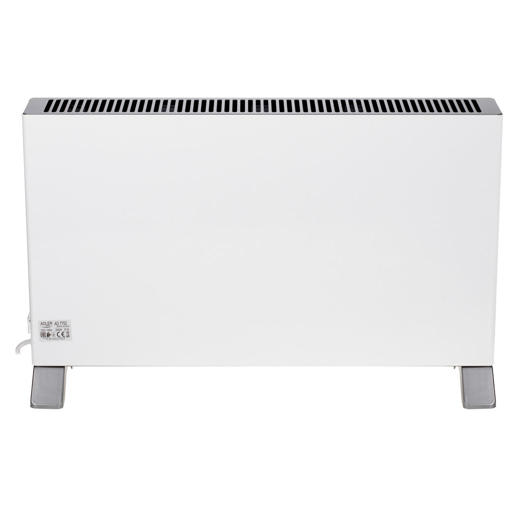 Adler konvektoros fűtőtest, LED kijelző, távirányító, 3 fűtési fokozat, termosztát, max 2000W, AD 7752