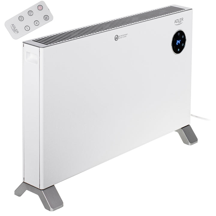 Adler konvektoros fűtőtest, LED kijelző, távirányító, 3 fűtési fokozat, termosztát, max 2000W, AD 7752