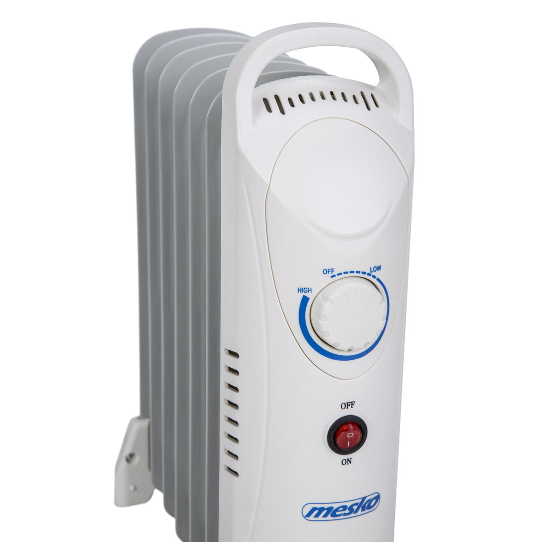Mesko olajmelegítő, 7 borda, 800W, hőmérsékletszabályozás, szürke, MS 7804
