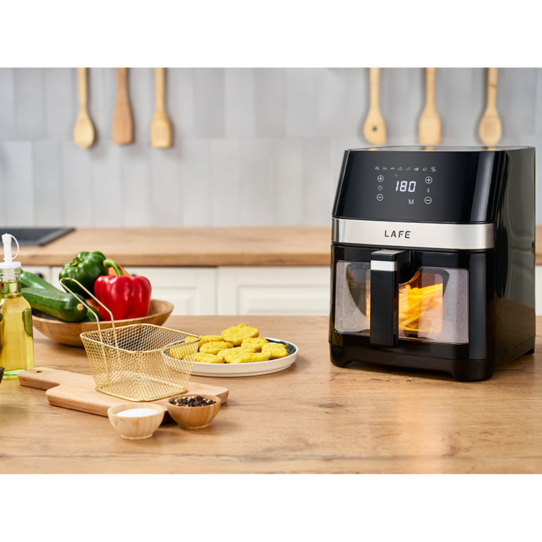 Lafe zsírmentes fritőz, 1500W, 7 program, LCD kijelző, MasterFry