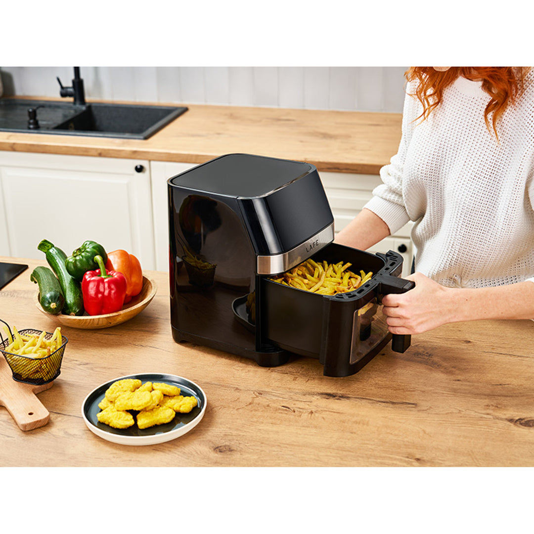 Lafe zsírmentes fritőz, 1500W, 7 program, LCD kijelző, MasterFry