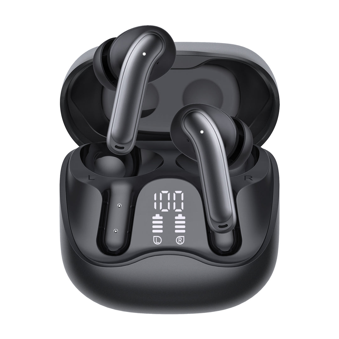 Audiocore vezeték nélküli fejhallgató, hibrid ANC, ENC, 6 mikrofon, töltőtok, Tuya, AC591 PRO