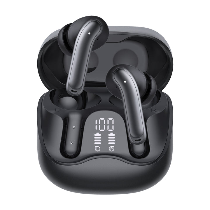 Audiocore vezeték nélküli fejhallgató, hibrid ANC, ENC, 6 mikrofon, töltőtok, Tuya, AC591 PRO