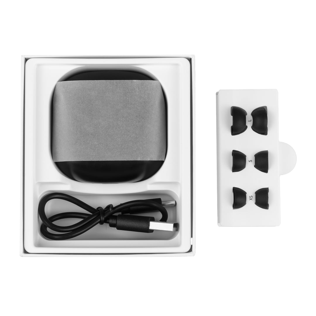 Audiocore vezeték nélküli fejhallgató, hibrid ANC, ENC, 6 mikrofon, töltőtok, Tuya, AC591 PRO