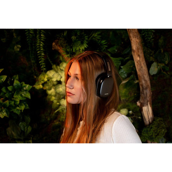 Concept SoundJoy vezeték nélküli fülhallgató, akár 70 óra lejátszási idő, Bluetooth 5.4, gyorstöltés, aktív zajszűrés 33dB-ig, fekete, HS4060
