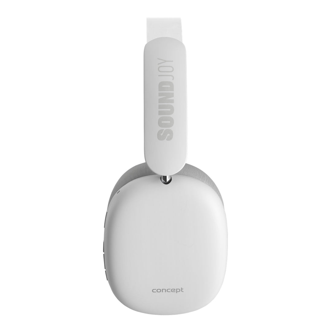 Concept SoundJoy vezeték nélküli fülhallgató, akár 70 óra lejátszási idő, Bluetooth 5.4, gyors töltés, aktív zajszűrés 33dB-ig, fehér, HS4061