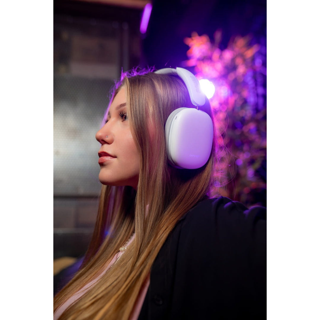 Concept SoundJoy vezeték nélküli fülhallgató, akár 70 óra lejátszási idő, Bluetooth 5.4, gyors töltés, aktív zajszűrés 33dB-ig, fehér, HS4061