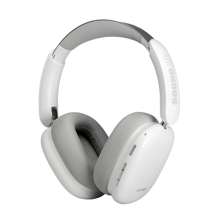 Concept SoundJoy vezeték nélküli fülhallgató, akár 70 óra lejátszási idő, Bluetooth 5.4, gyors töltés, aktív zajszűrés 33dB-ig, fehér, HS4061