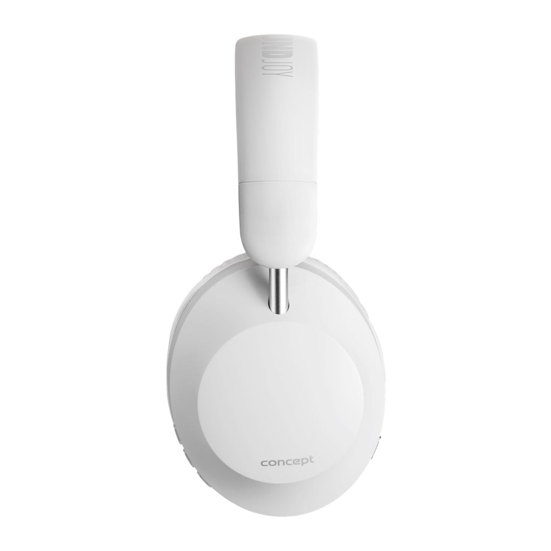 Concept SoundJoy vezeték nélküli fülhallgató, akár 45 óra lejátszási idő, Bluetooth 6.0, gyorstöltés, aktív zajszűrés 18dB-ig, fehér, HS4081