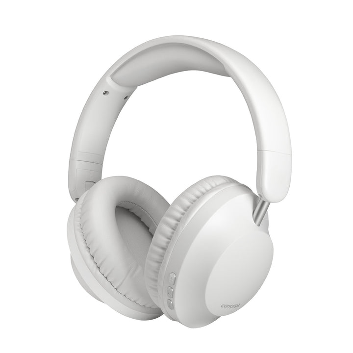 Concept SoundJoy vezeték nélküli fülhallgató, akár 45 óra lejátszási idő, Bluetooth 6.0, gyorstöltés, aktív zajszűrés 18dB-ig, fehér, HS4081