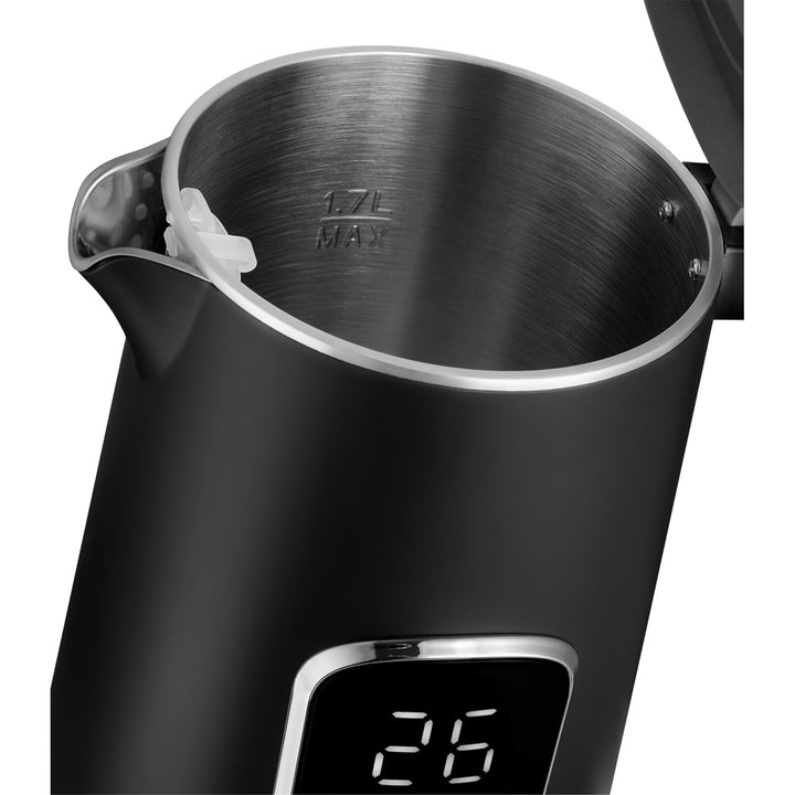 Concept elektromos vízforraló, 1,7 l, hőmérséklet-szabályozás, LED kijelző, Cool touch felület, vízszintjelző, RK3385