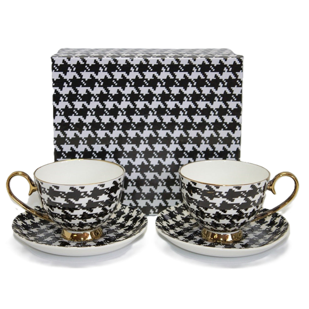Eszpresszó csészék 2+2 Pepite Gold Accents Porcelán, Queen Isabel