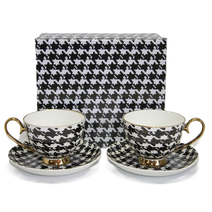 Eszpresszó csészék 2+2 Pepite Gold Accents Porcelán, Queen Isabel