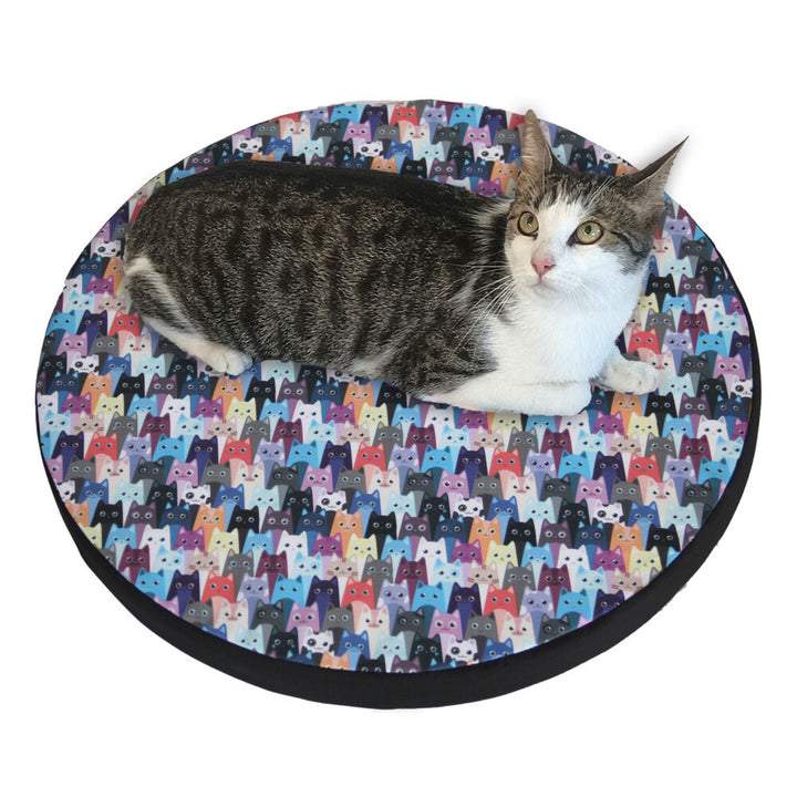 Bertoni macskaágy / matrac, rugalmas habszivacsból, átmérő 55 cm, Meow, Ring design