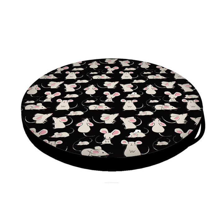 Bertoni macskaágy / matrac, rugalmas habszivacsból, átmérő 55 cm, Mouse design, Ring