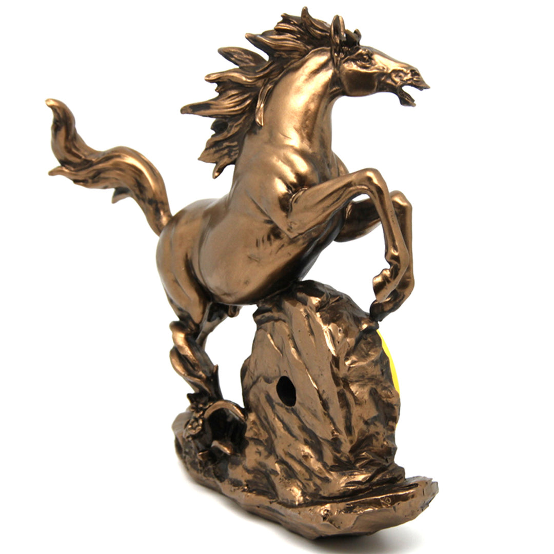 Ugró ló figura, óra, bronz díszítés, Izabella királynő